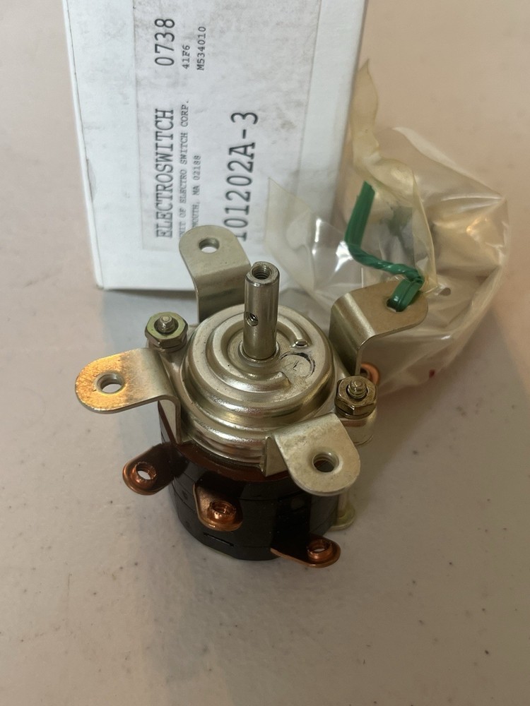 New Surplus In Box Electroswitch Rotary Switch 101202A-3