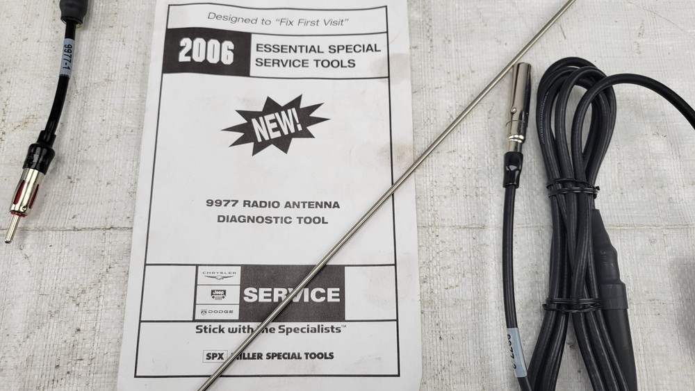 Miller Tools 9977 Radio Antenna Diagnostic Adapter Cable