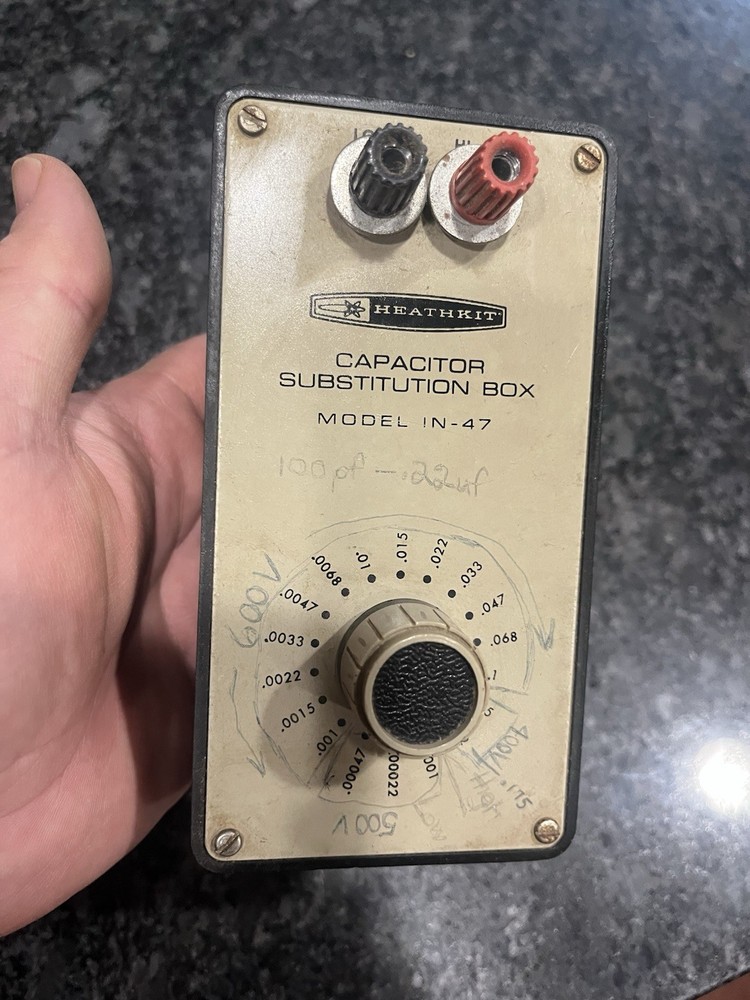 Heathkit Capacitor Substitution Box Model IN-47