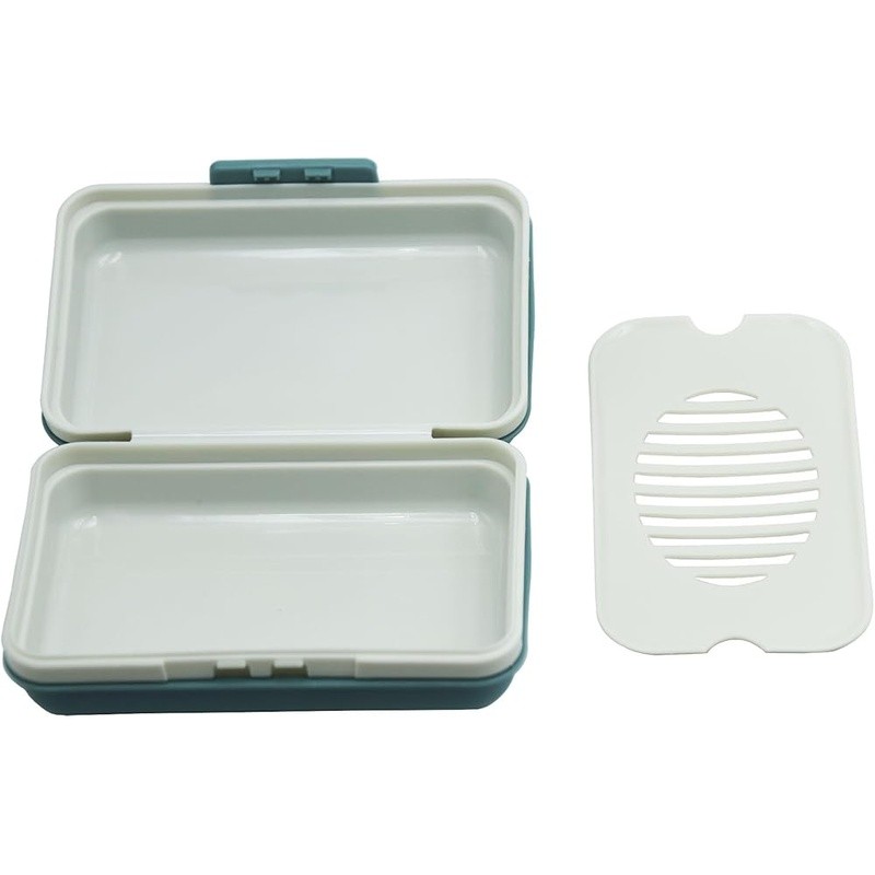 Durable Waterproof Soap Case W/ Removable Draining Layer Travel Camping New