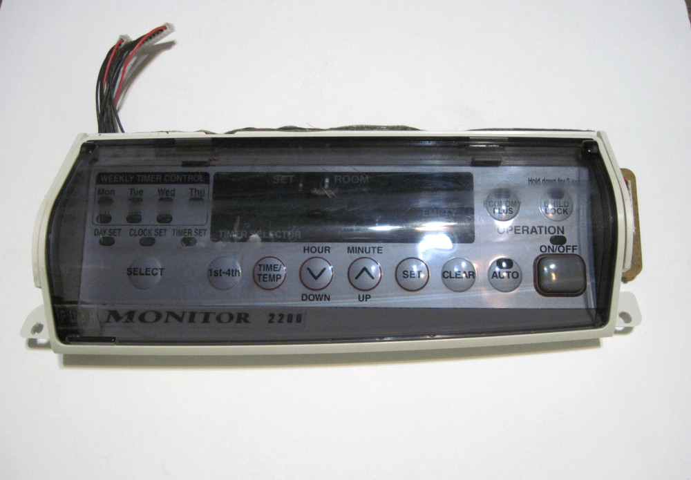 Monitor MPI 2200 Heater Button Control Panel On Off temperature Computer Panel