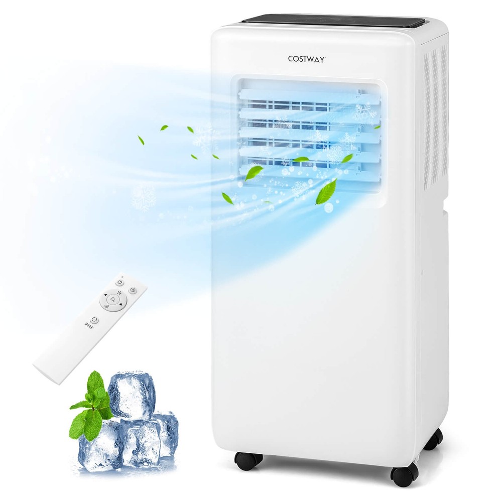 8000 BTU Portable Air Conditioner  3 in 1 Air Cooler w/ Fan & Dehumidifier