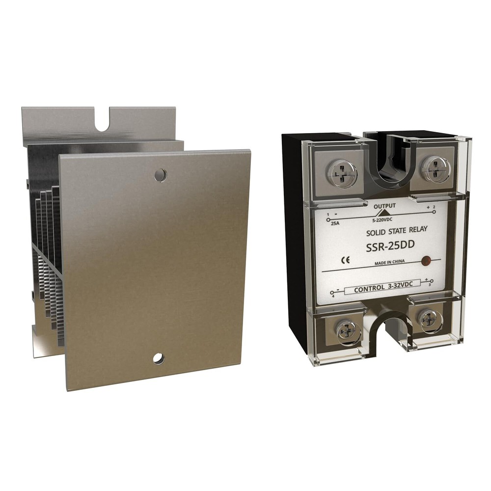 SSR-25DD Single Phase Solid State Relay Module DC to DC Input 3-32VDC to Outp...