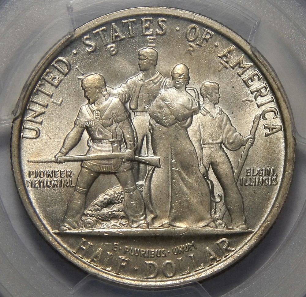 1936 PCGS MS65 ELGIN HALF DOLLAR SILVER COMMEMORATIVE