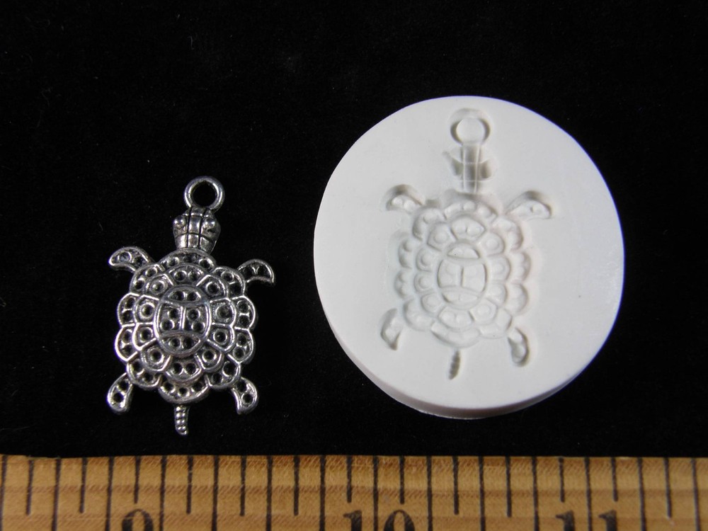 Fancy Turtle Polymer Clay Mold (#MD1239)