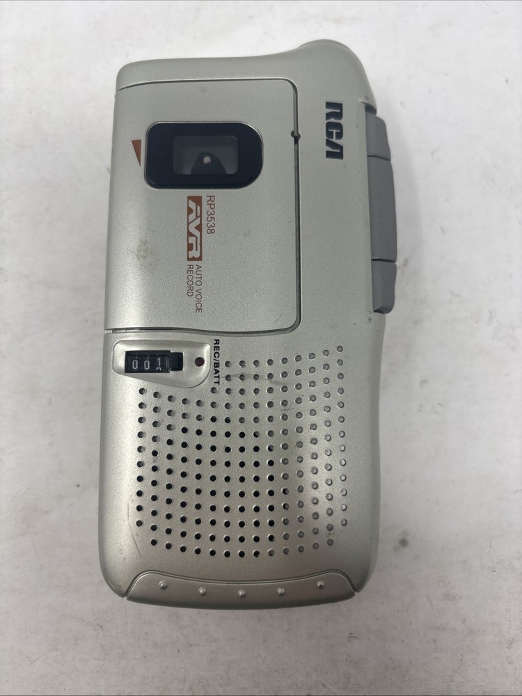 RCA RP3538 micro cassette recorder tested working. Read