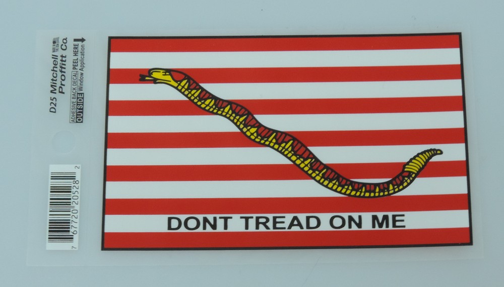 U.S. Dont Tread On Me Decal - D25