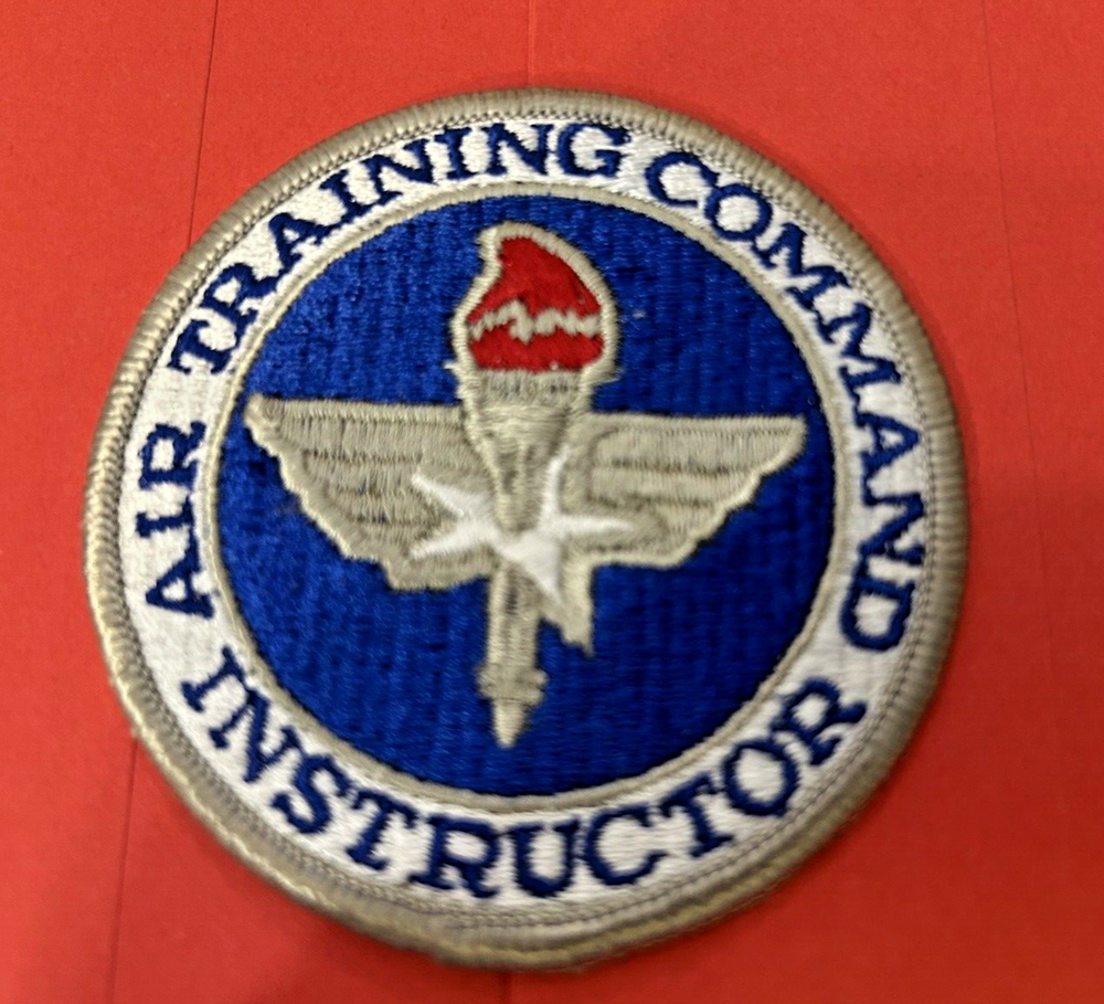 Instructor Air Training Command Jacket Patch USAF-Iron or sew on**