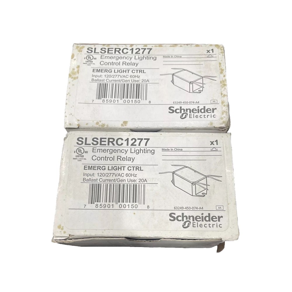 🔥(AN) SCHNEIDER, EMERGENCY LIGHTING CONTROL RELAY, SLSERC1277, SAME ☀️👣🔥👀