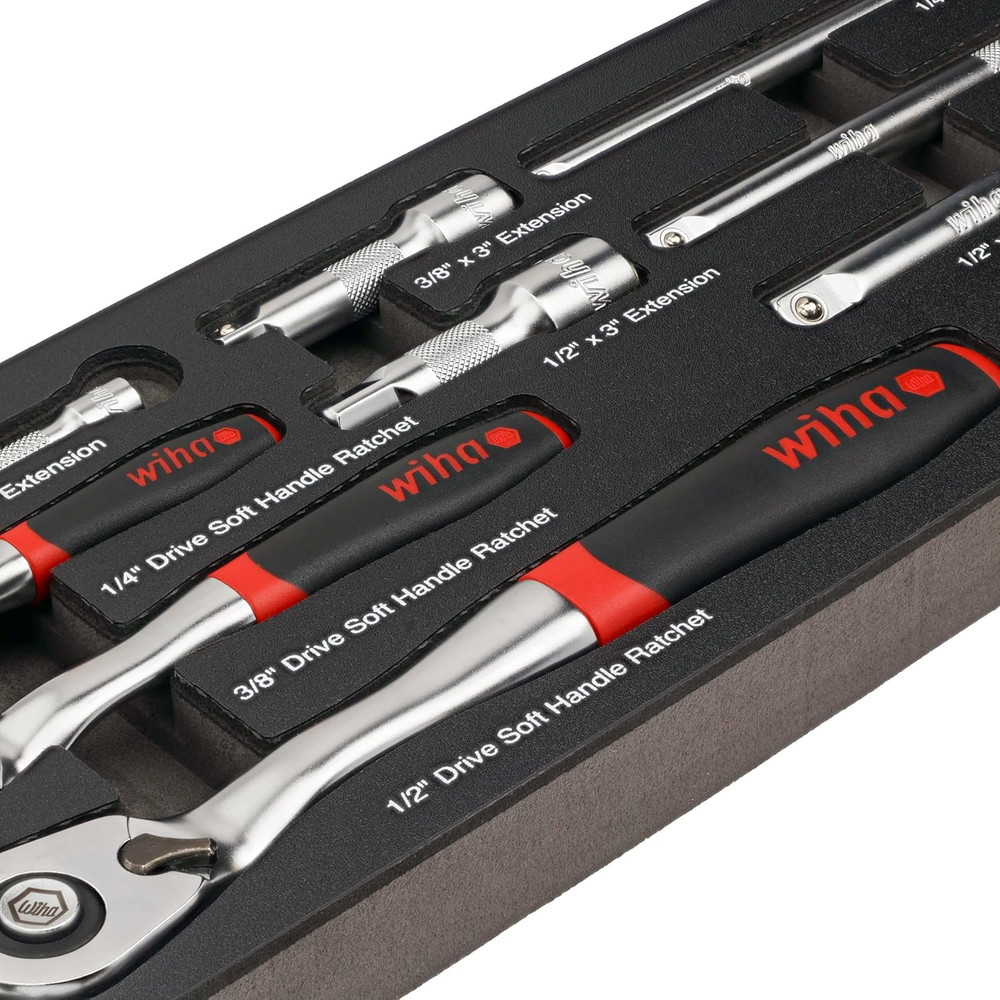 33388 9 Piece Softfinish Ratchet Tray Set