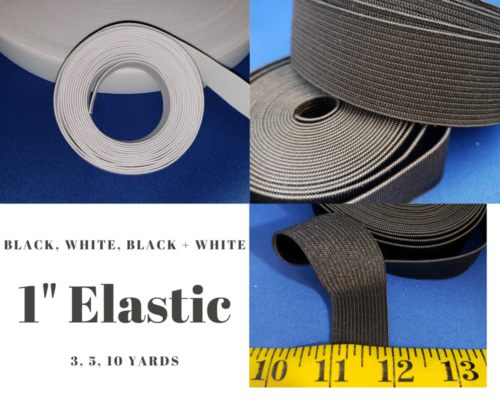 1 Inch Elastic, 1" Elastic Flat Knit
