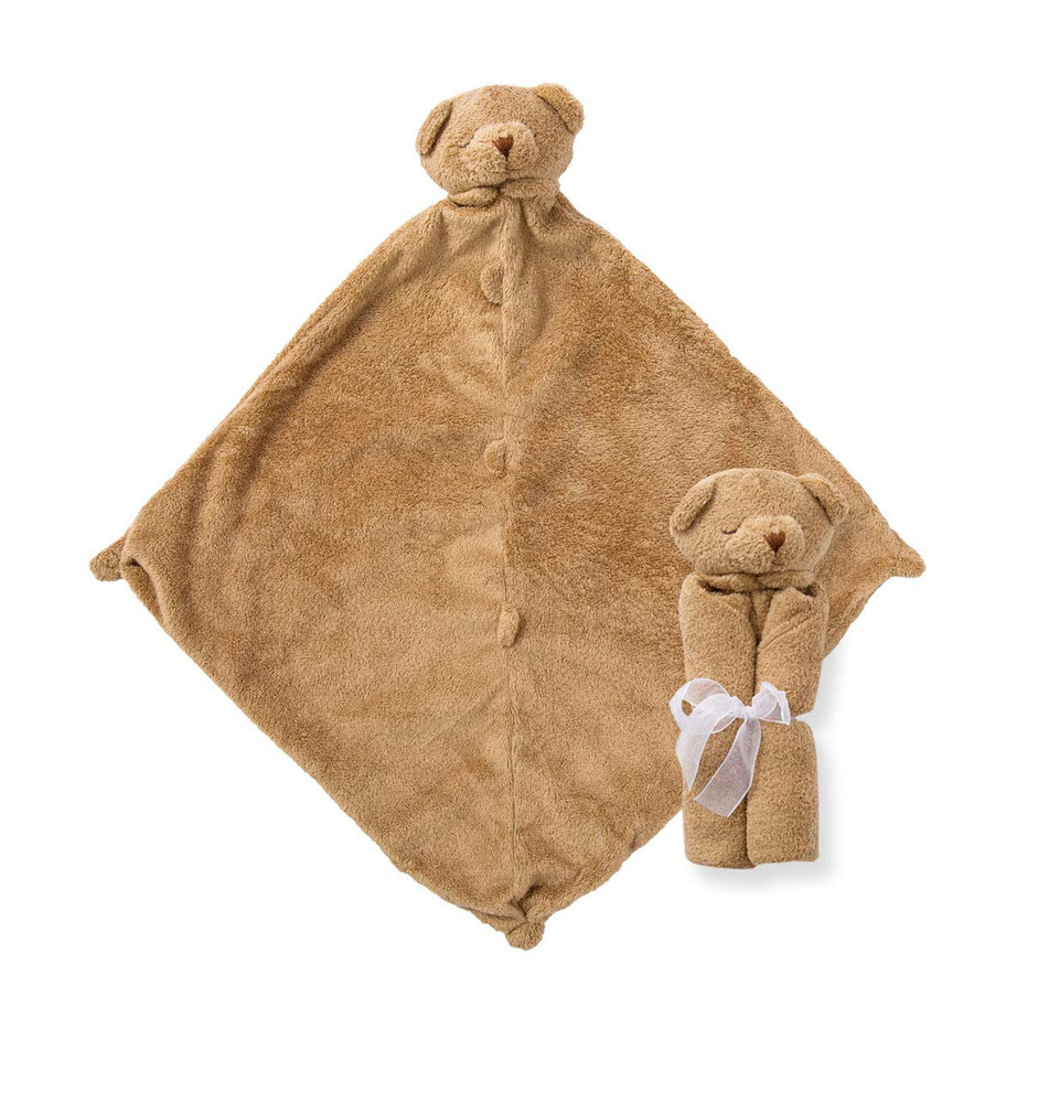 Cuddle Twins Blankie, Brown Bear
