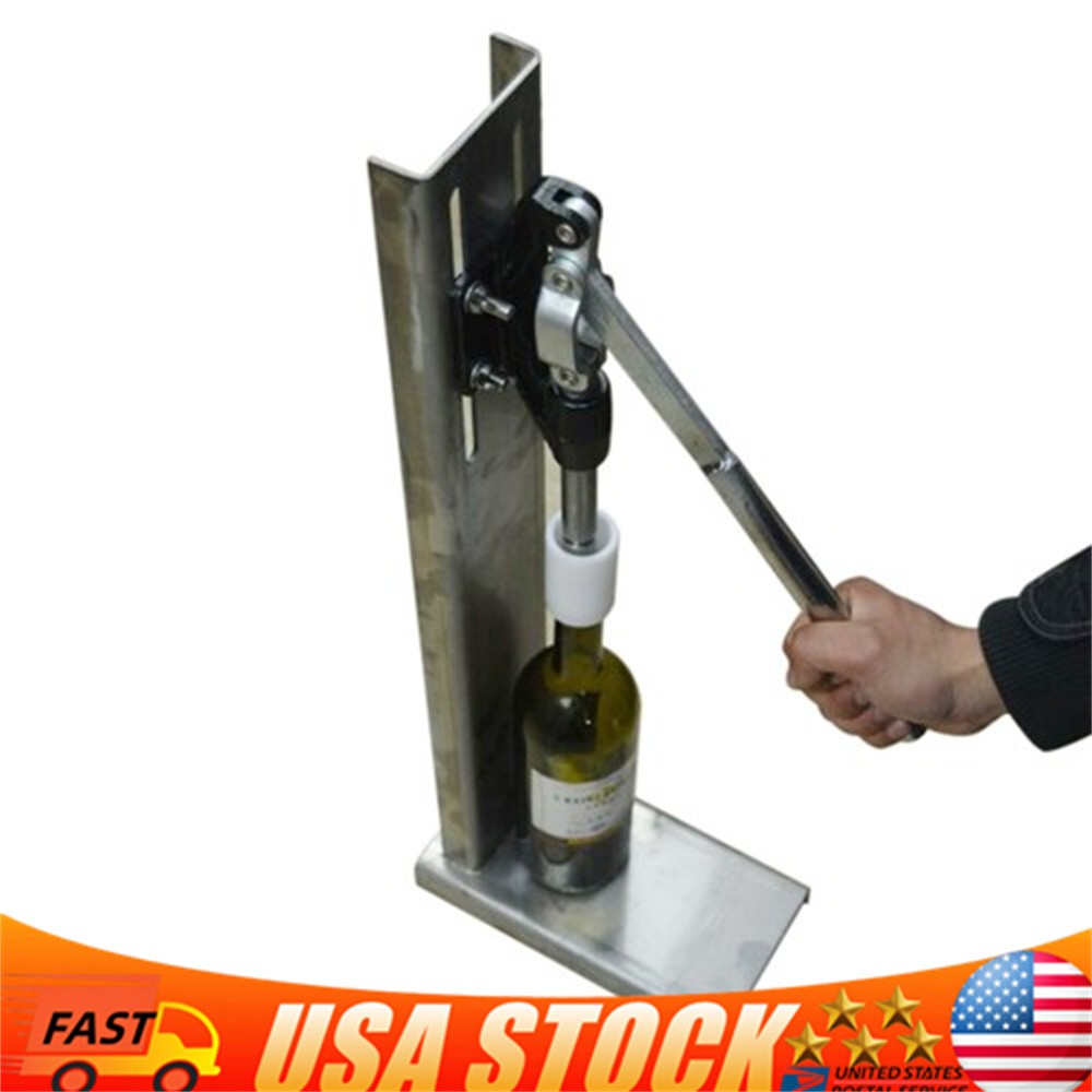 Hand Pressure Manual Corker Cork Wine Bottle Corking Inserting Stopper Stainless