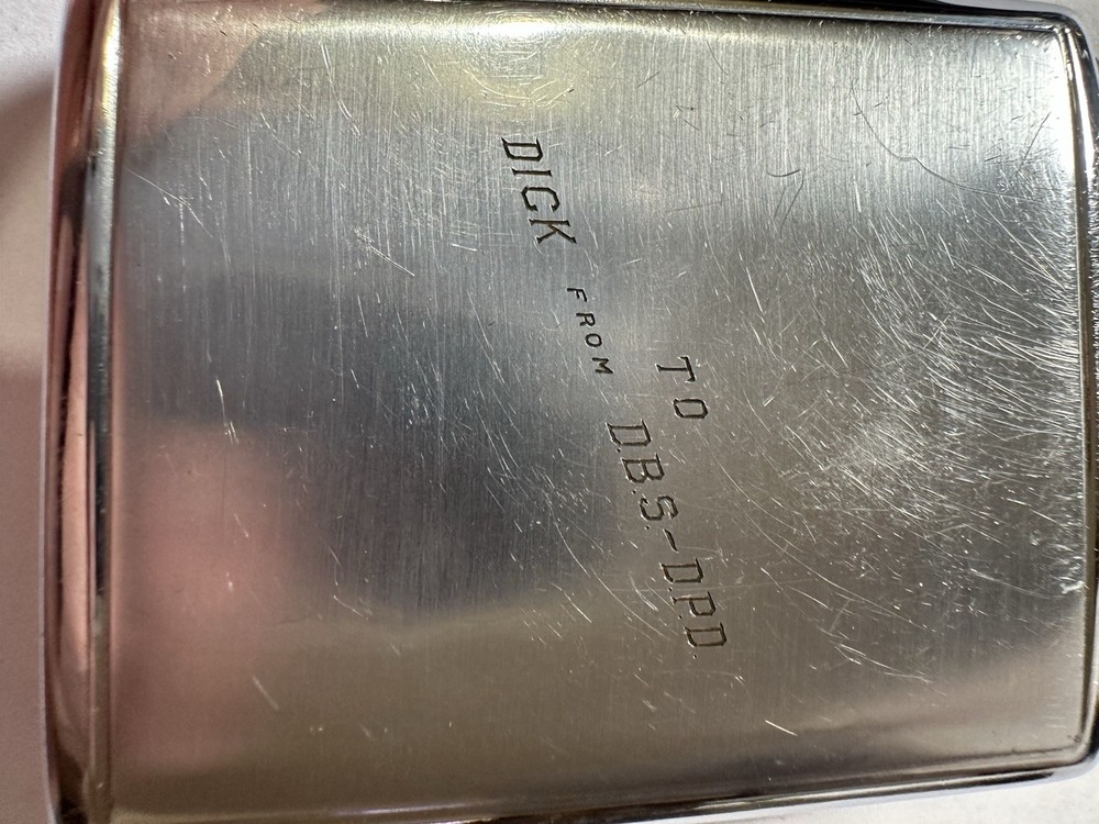 Vintage Ronson Master Case Cigarette Lighter / Case In Box