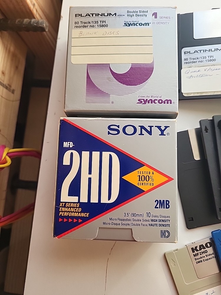 3.5” Micro Floppy disks 22 Total Computer Free Shipping Read Description