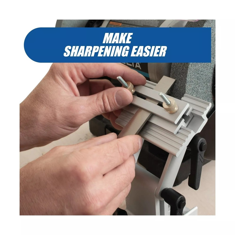 Adjustable Tool Rest Sharpening Jig for 6 inch or 8 inch Bench Grinders