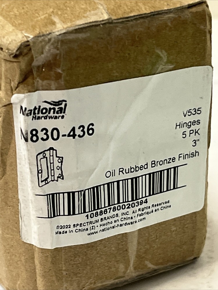 National Hardware - V535 3" Hinge 5 Pk
