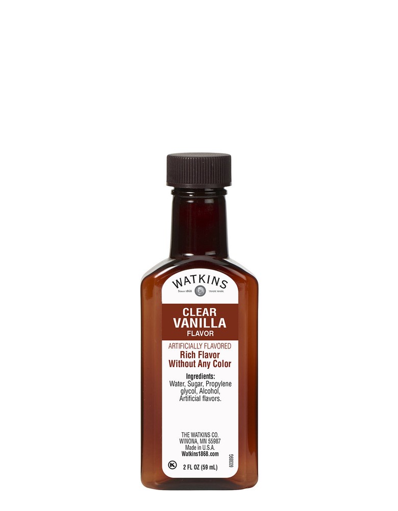 CLEAR VANILLA FLAVOR, 2 FL. OZ.