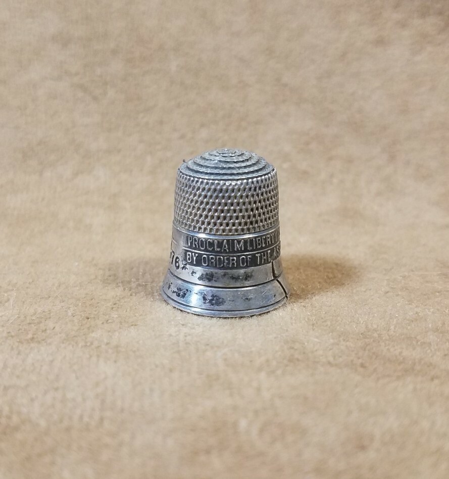 Liberty Bell Sterling Silver Thimble Simmons