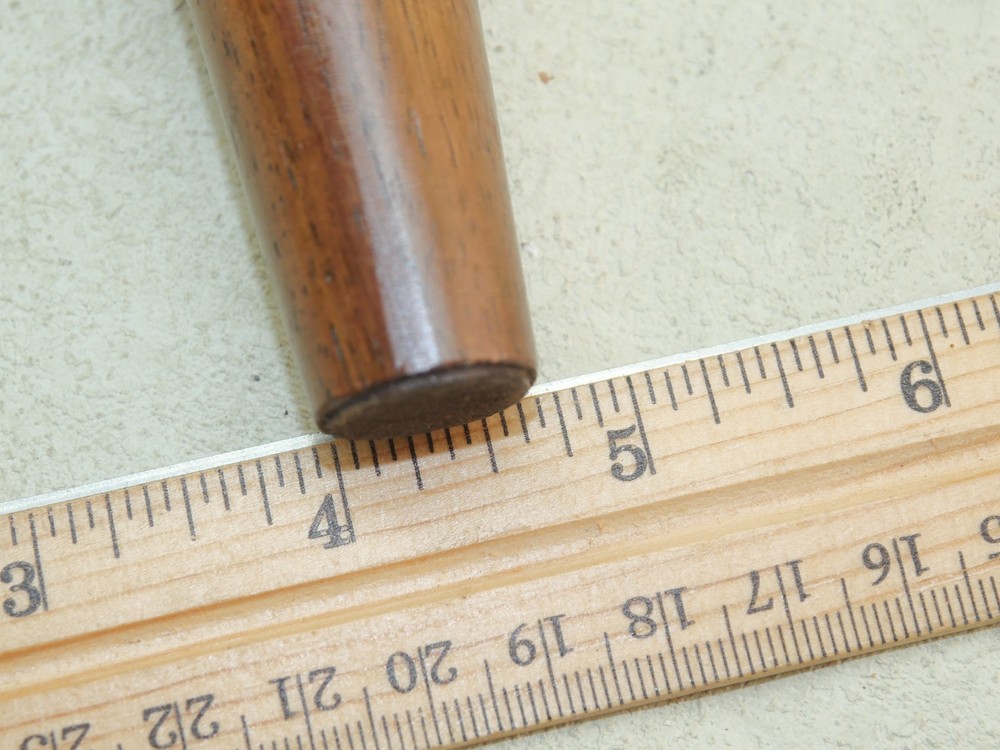 LARGE ROSEWOOD SLICK CHISEL HANDLE OLD TOOLS FOR TIMBER FRAMING CHISEL