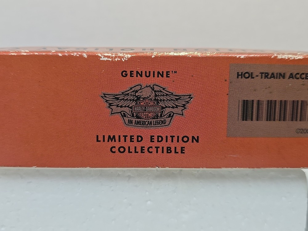 Harley Davidson Limited Edition HO Train Scale Silver Eagle Caboose 2000 NEW