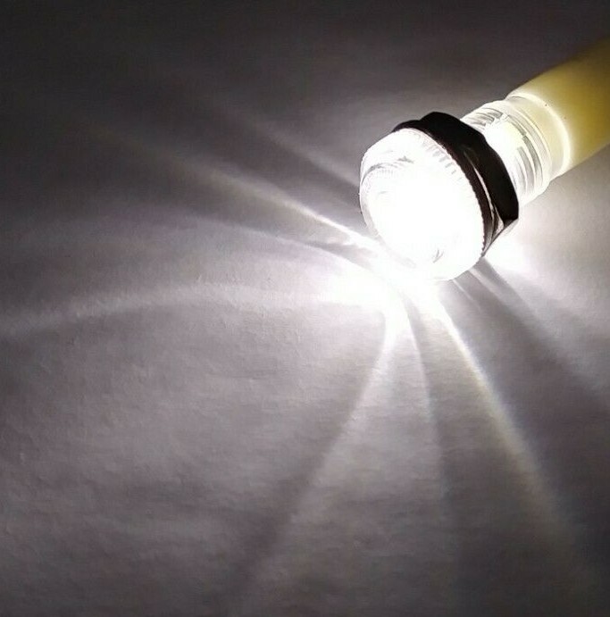 BBT 12 volt DC White LED Indicator Light