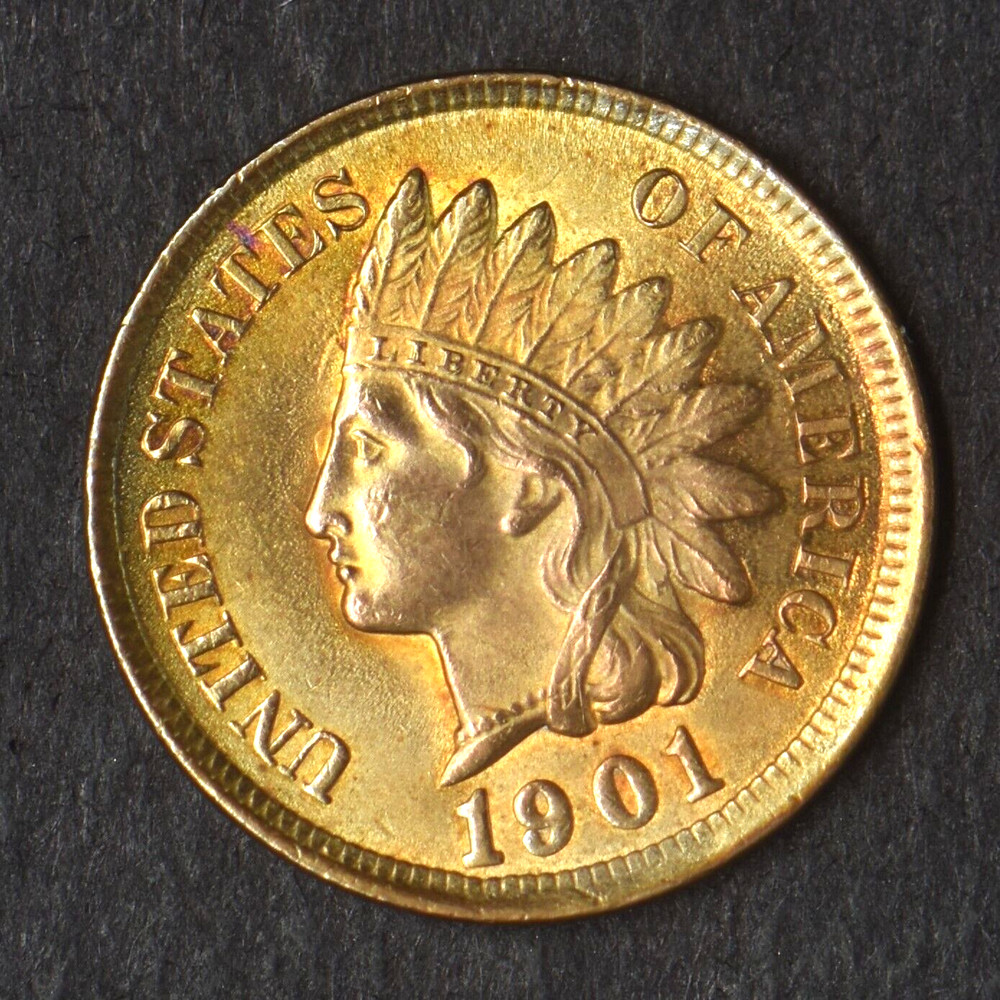 1901 Indian Head Cent - High Grade - COINGIANTS -