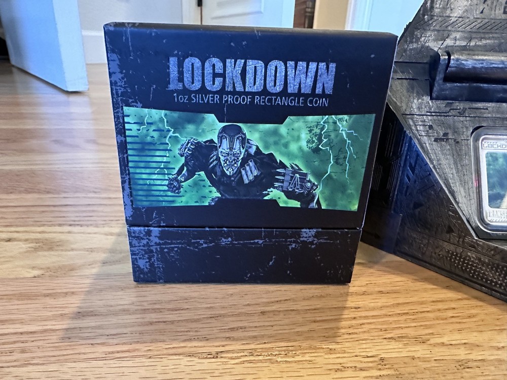 2014 Transformers Lockdown 1 oz silver proof lenticular coin