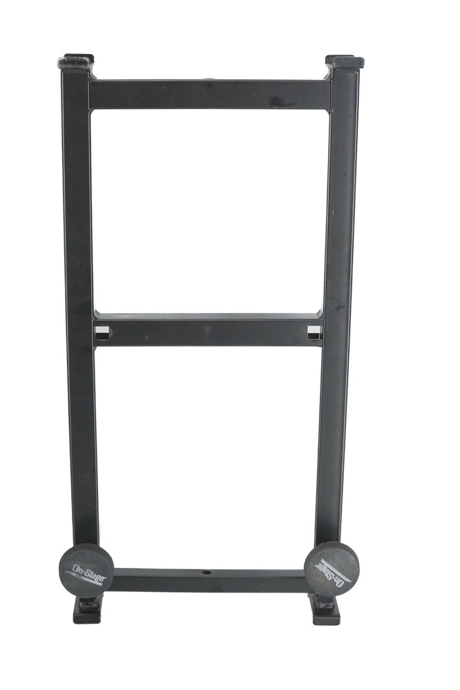 On-Stage Folding Heavy-Duty Dual-Tier Z Stand - MISSING ITEMS