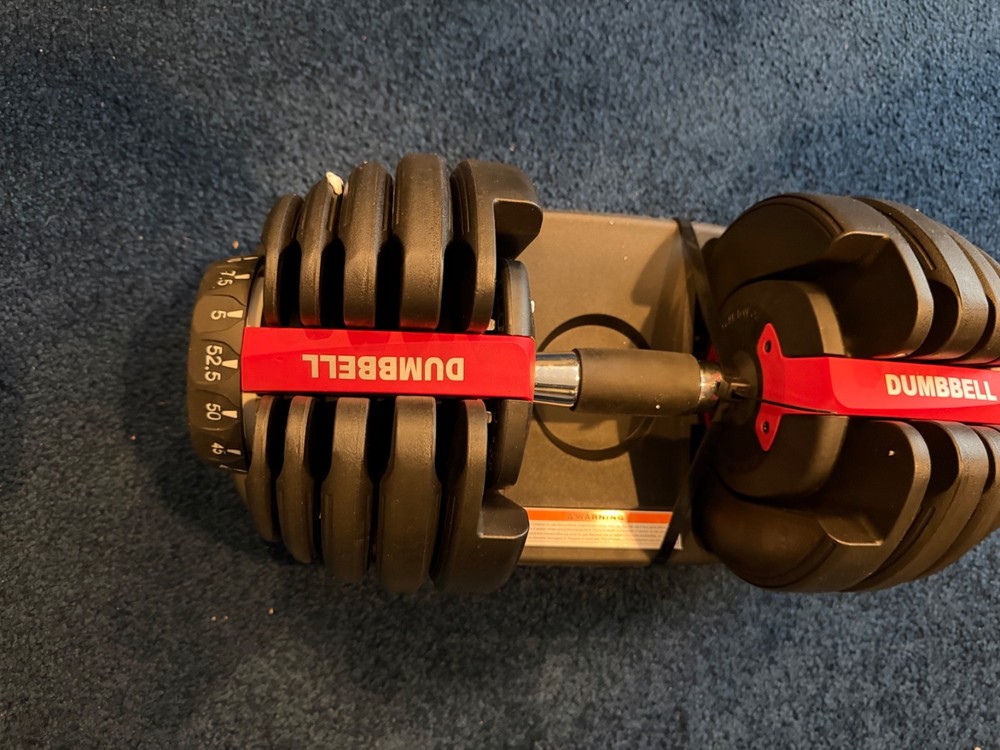 Heavy Duty Adjustable Dumbbell Set 52.5 LBS