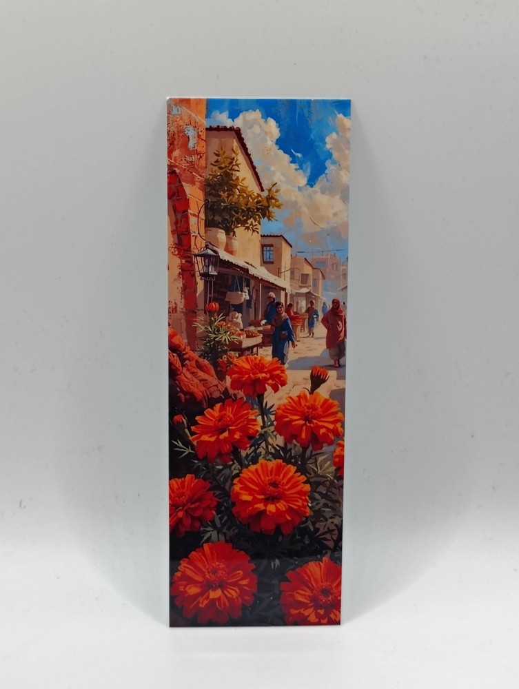 Sunlit Market Path Bookmark
