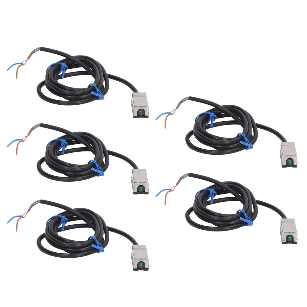 5Pcs Magnetic Switch Sensor 2 Wire Normally Open Proximity Sensor 100mA AC DC
