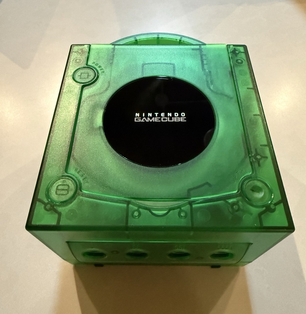 Nintendo GameCube - Green - Reshelled