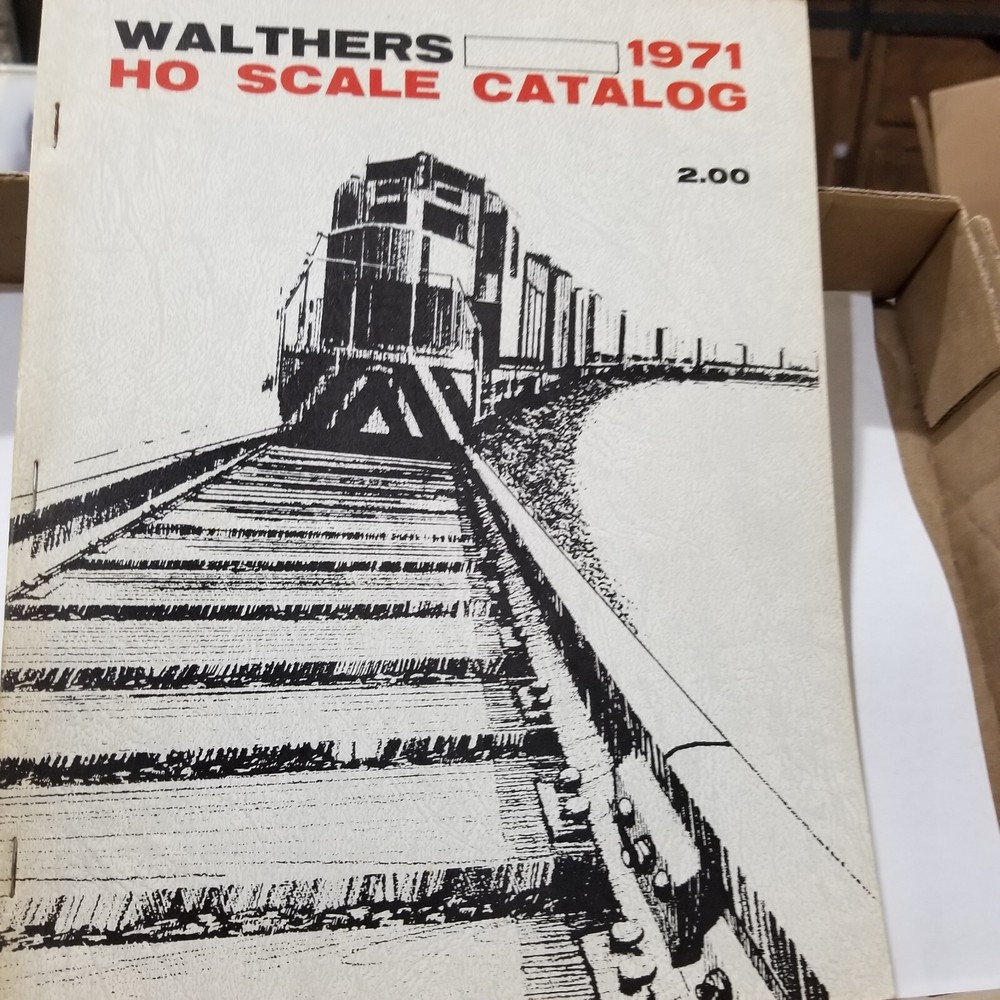 1971 Walthers HO Train Scale Catalog Reference Book