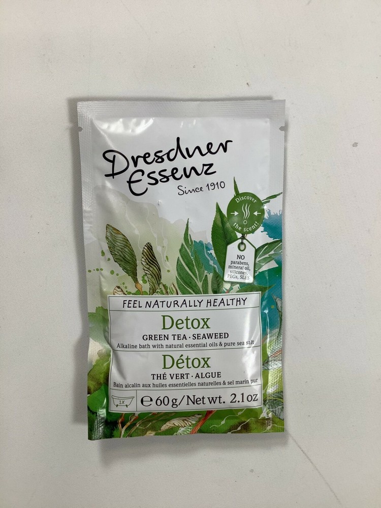 Dresdner Essenz Green Tea Seaweed Detox Bath 2.1 oz NEW!