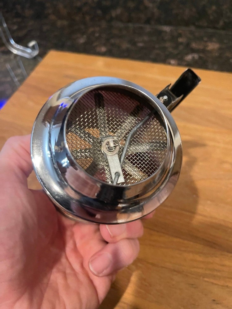 One Cup Polished Chrome Plated Sifter