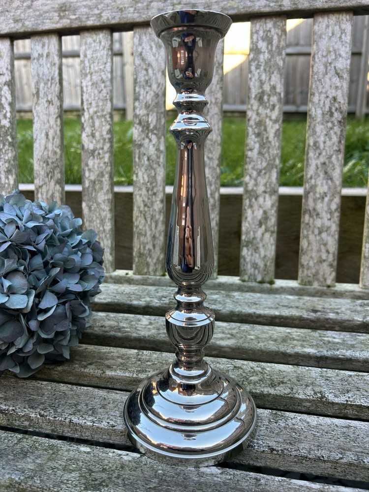 Vintage Silver Plate Candlestick Holder