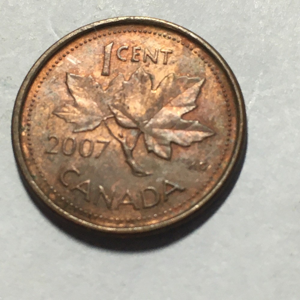 2007 CANADA ONE CENT COIN .