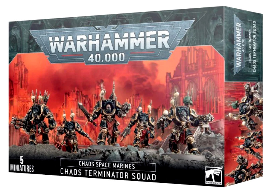 Chaos Space Marines Terminator Squad NO BOX Warhammer 40K Terminators
