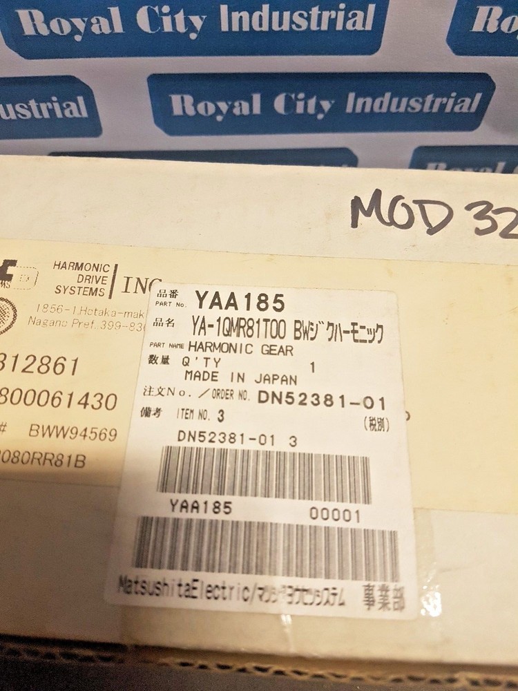 PANASONIC YAA185 HARMONIC GEAR - NEW