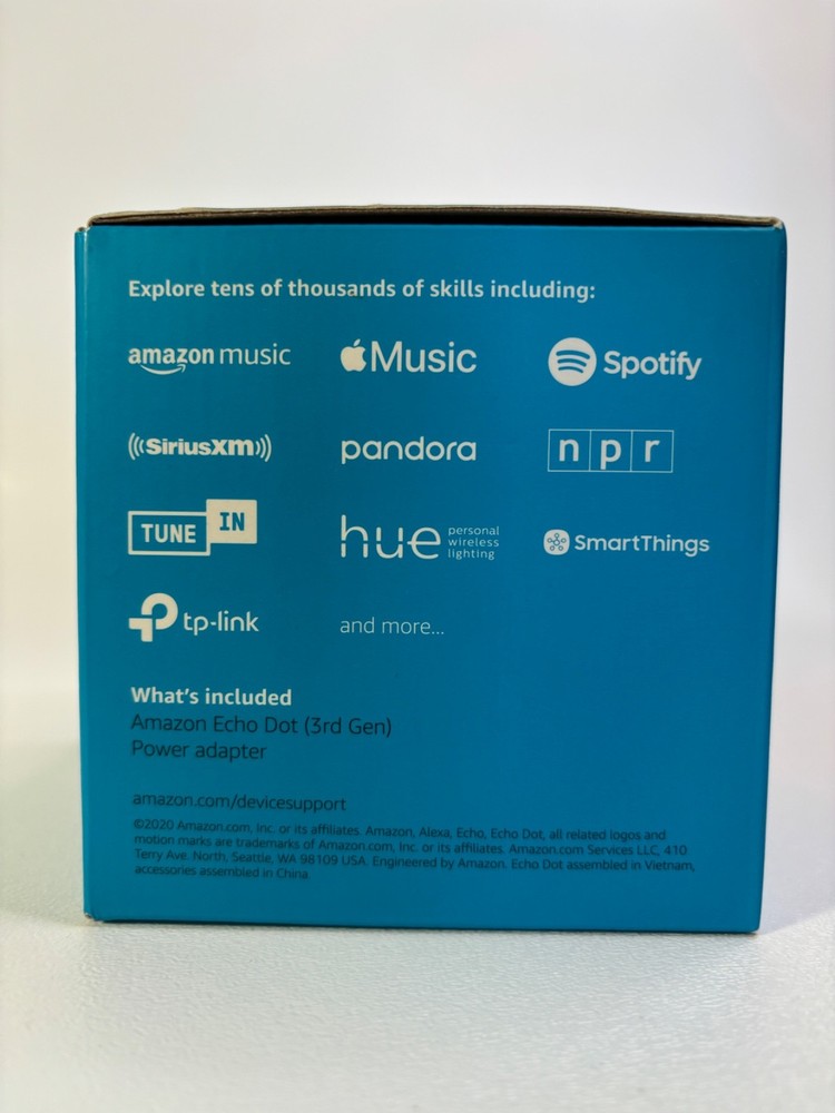 Amazon Echo Dot (3rd Gen 2018 Release) Smart Speaker with Alexa Charcoal NEW