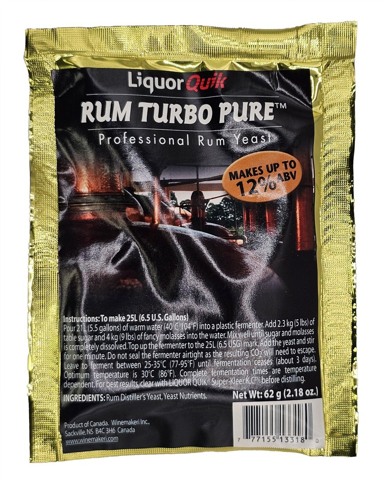 Liquor Quick Rum Turbo Pure Professional Rum Yeast
