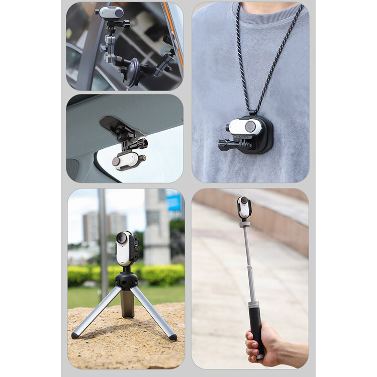 Mount Adapter Multifunctional Adapter Support for Insta360 GO 3 /GO 3S Camera