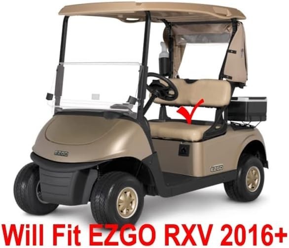 Sturdy EZGO RXV Golf Cart Front Storage Basket - Large Compartment Design