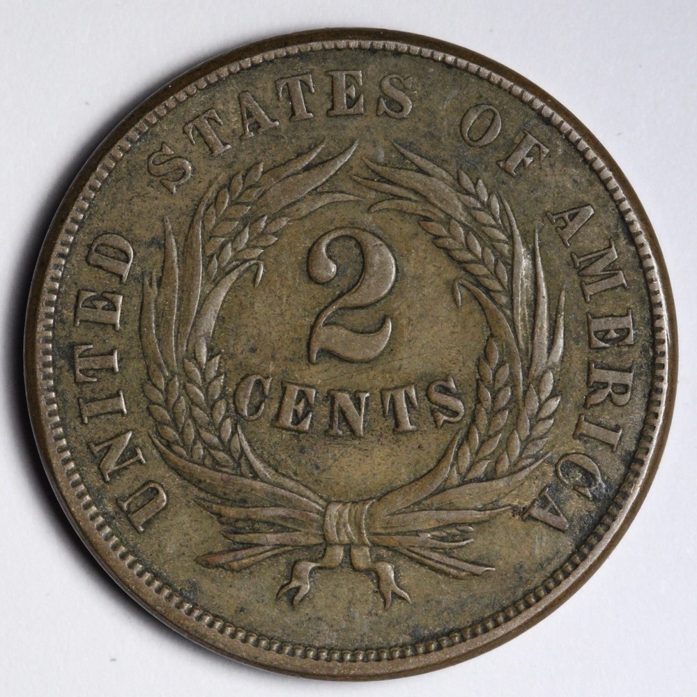 1865 Two Cent Piece UNC *UNCIRCULATED* MS E232 WTMZ