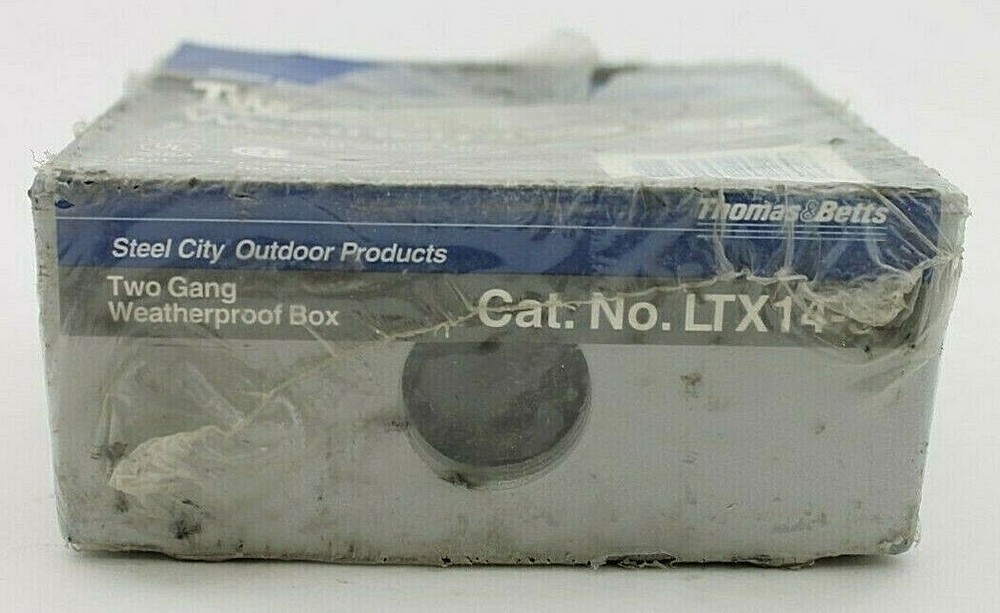 Thomas & Betts LTX14-5 2-Gang Outlet Box