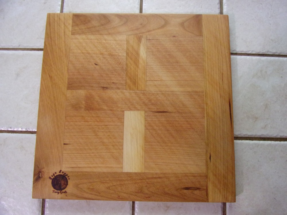 DECORATIVE CHARCUTERIE CUTTING BOARD SOLID CHERRY WEDDING CHRISTMAS HANDMADE