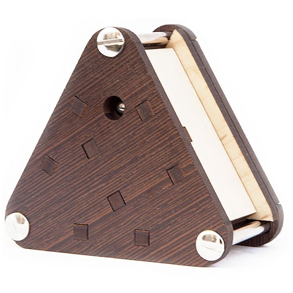 Triangle Box - Secret Wooden Puzzle Box By Constantine