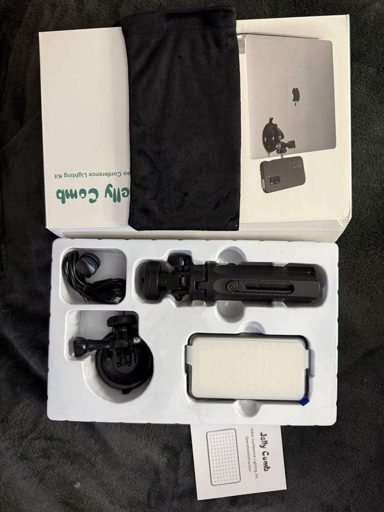 Video Conference Lighting Kit For Computer, Jelly Comb