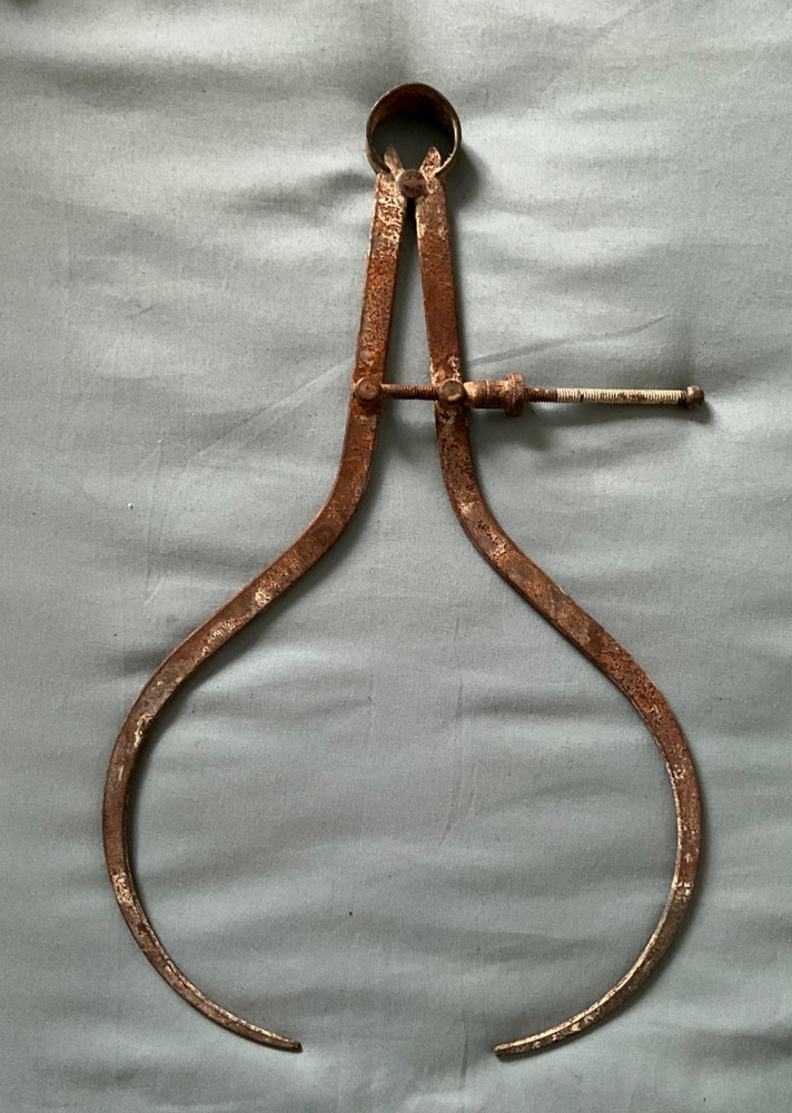 VINTAGE Unmarked SPRING-TYPE CALIPER, OUTSIDE, 12"